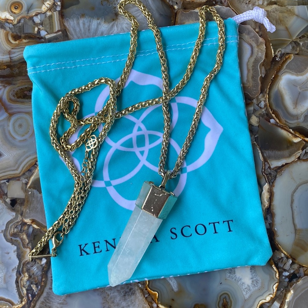 Kendra Scott Gold and Crystal Jayce Necklace